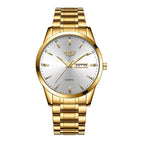 Steel Belt Gold White