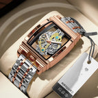 Medium rose gold steel strip