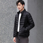 Black stand up collar