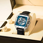 Silver Shell Blue Face Black B