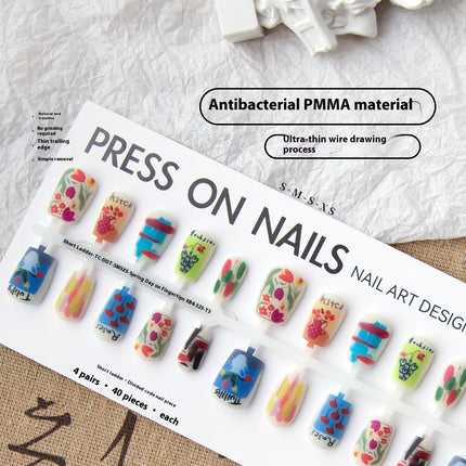 Spring Suede Frosted Seal Nail