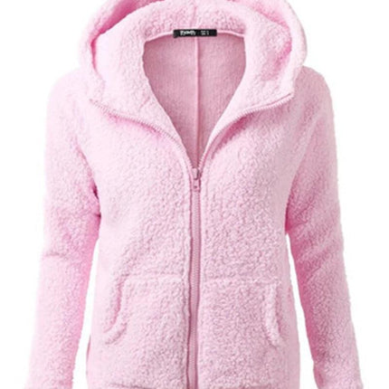 OLGITUM Women's Hooded Fleece Jacket - Winter/Autumn 2020 - Viva Vista Store