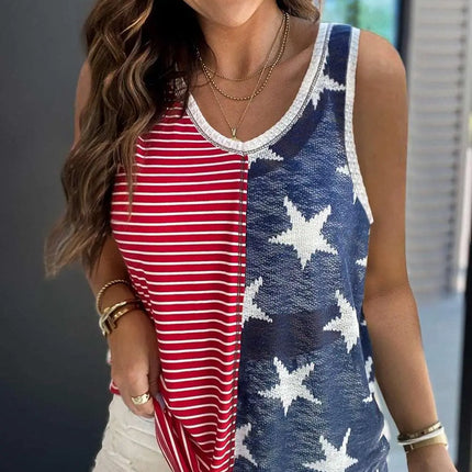 American Flag Stars & Stripes Tank Top