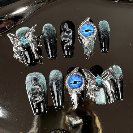 Metal Butterfly Detachable Handmade Wear Armor Nails