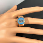 Rose Gold Light Blue