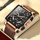 Brown Leather Rose Shell
