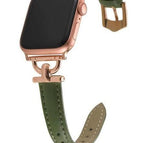 Rose gold and green