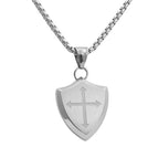 Silver Pendant Pearl Chain