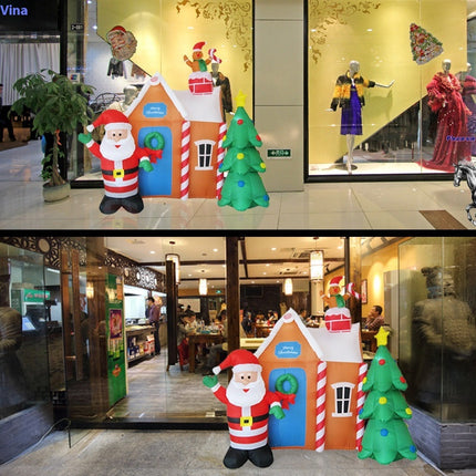 Inflatable Light Santa Claus Christmas Tree Decoration Inflatable Model Layout Props Upishoppy