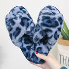 Dark Blue Leopard Print