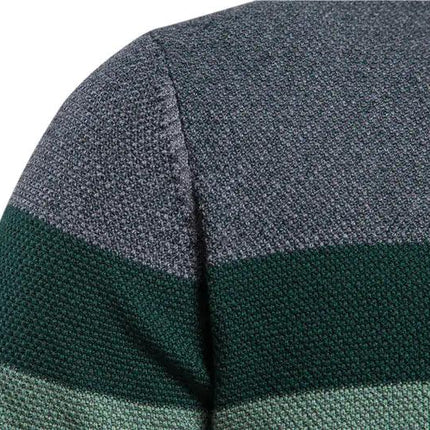 Spliced Cotton Men's Sweater - Viva Vista Store