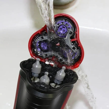 Men's Razor Rotary Waterproof Electric Shaver Pop-Up Trimmer Wet Dry Cordless Upishoppy