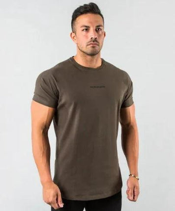 Men Fitted Gym T-Shirt - Viva Vista Store