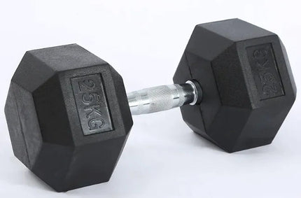 HexGrip Rubber-Coated Fixed Dumbbell Upishoppy