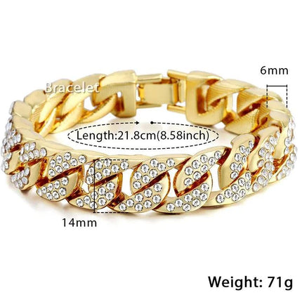 Miami Curb Cuban Chain Bracelet - Viva Vista Store