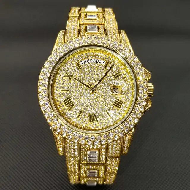 Men's Luxury Crystal Watches - Viva Vista Store