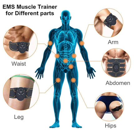 EMS Abdominal Muscle Toning Trainer ABS Stimulator Toner Fitness Binder Gym Belt Upishoppy