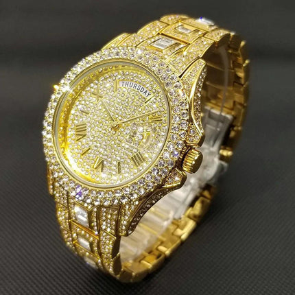 Men's Luxury Crystal Watches - Viva Vista Store