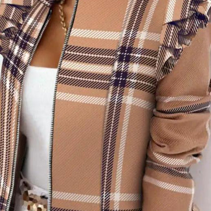 Long Sleeve Printed Coat - Viva Vista Store