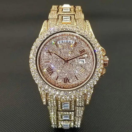 Men's Luxury Crystal Watches - Viva Vista Store
