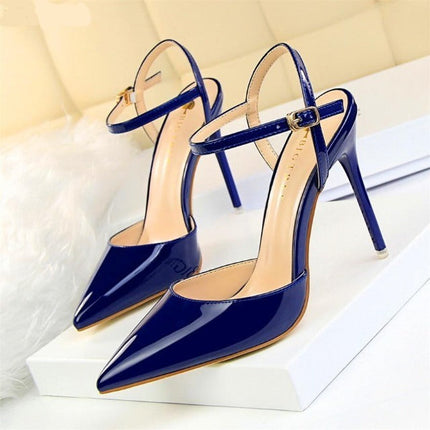 Pointed Toe Thin Heel Dress Shoes Upishoppy
