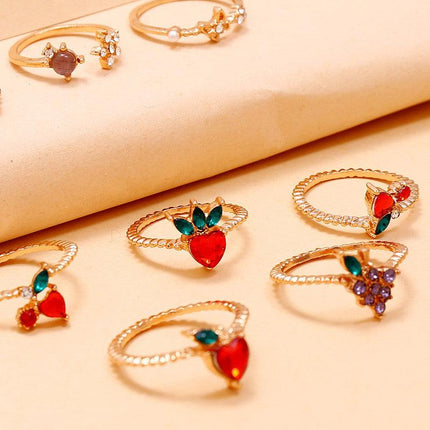 Gold Sweet Rings Jewelry Set - Viva Vista Store