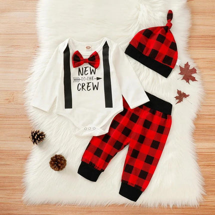 Cute 3PCS Set Newborn Baby Boy Clothes - Viva Vista Store
