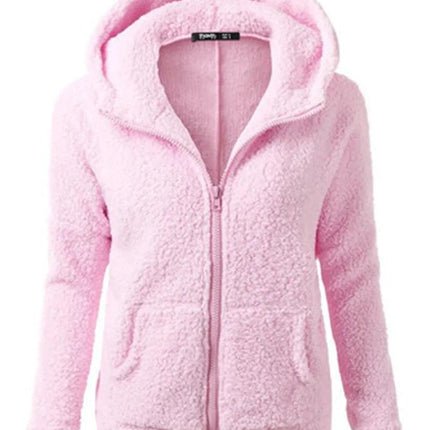 OLGITUM Women's Hooded Fleece Jacket - Winter/Autumn 2020 - Viva Vista Store