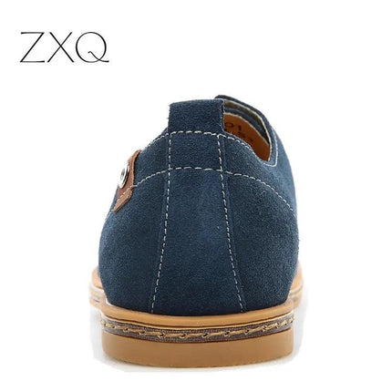 Suede Oxfords Men Leather Shoes - Viva Vista Store