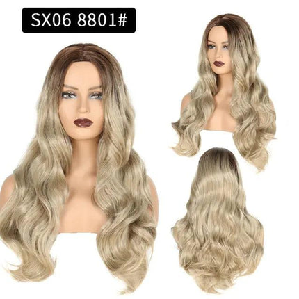 Wavy Middle Part Wigs - Viva Vista Store