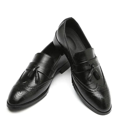 Classic Leather Tassel Loafers - Viva Vista Store