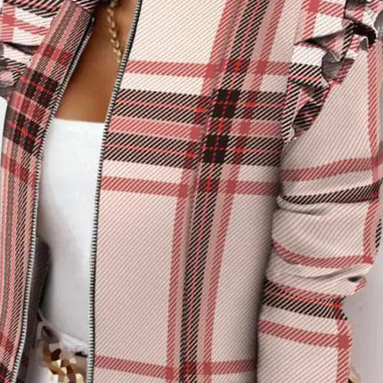 Long Sleeve Printed Coat - Viva Vista Store