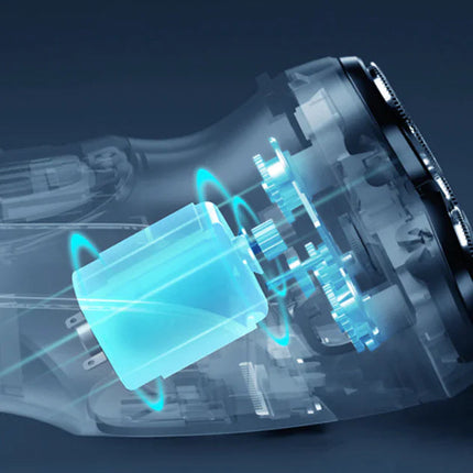 Men's Razor Rotary Waterproof Electric Shaver Pop-Up Trimmer Wet Dry Cordless Upishoppy