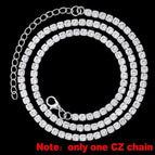 Gold / only CZ chain