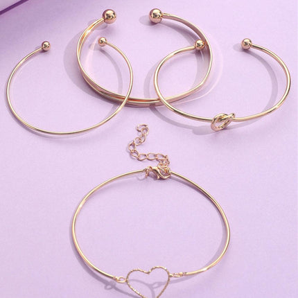 Love Geometric Cross Bracelet 4-piece Set - Viva Vista Store