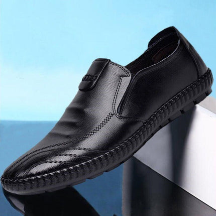 Leather shoes men's casual shoes cross-border Wholesale shoes Male Shoes Men One foot summer peas shoes - Viva Vista Store