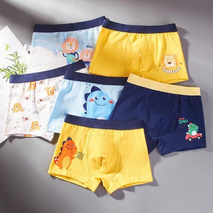 Boys underwear flat-angle cotton children's underwear small Chinese big boy four-pool baby shorts factory direct sales - Viva Vista Store