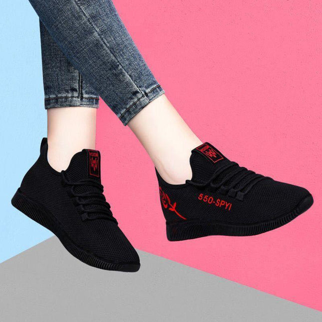 Net red sports shoes women's softness lazy foothold casual fashion trend stalls - Viva Vista Store