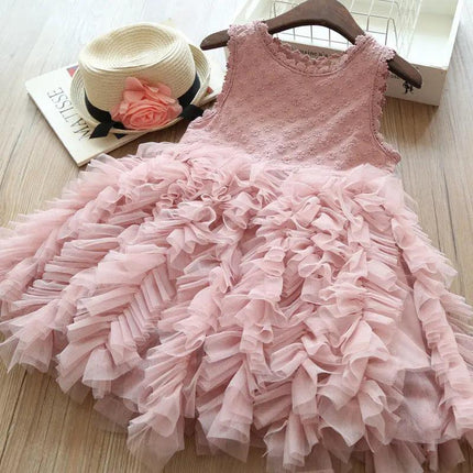 Children's clothing dress sleeveless girls summer dress tutu skirt children's skirt summer children's clothing factory direct sales - Viva Vista Store