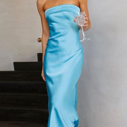 Run To The Top Strapless Maxi Dress - Viva Vista Store