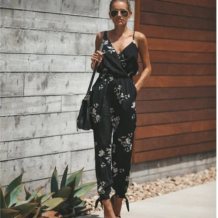 Patterned Everyday Jumpsuit - Viva Vista Store