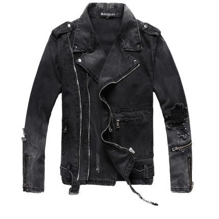 Denim jacket black denim jacket - Viva Vista Store