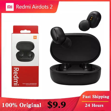 Xiaomi Redmi Airdots 2 Earbuds True Wireless Earphone Bluetooth 5.0 Noise Reductio Headset With Mic Tws Original Xiaomi Airdots - Viva Vista Store
