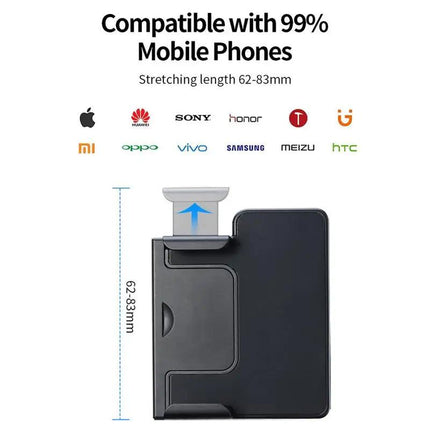 CapGrip Wireless Bluetooth Smartphone Selfie Booster Handle Grip Phone Stabilizer Stand Holder Shutter Release 1/4 Screw - Viva Vista Store