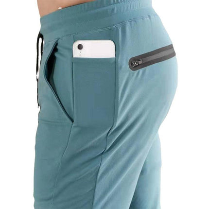 Inongge New Multi-Pockets Jogging Sweatpants Men's Gym Training Fitness Pant Cotton Fashion Mus Cle Men Casual Running Pants YB-2 - Viva Vista Store