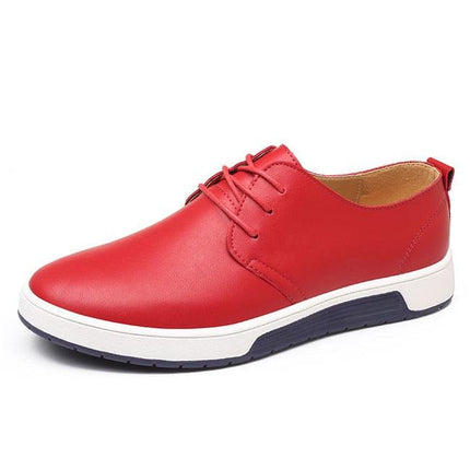 Men's Leather Dress Sneakers - Viva Vista Store