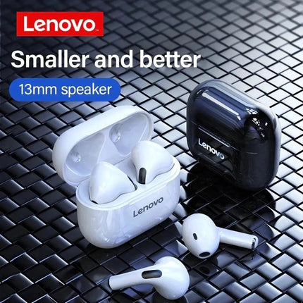 NEW Original Lenovo TWS Wireless Earphone Bluetooth 5.0 Dual Stereo MINI Reduction Bass Touch Control Long Standby 300mAH LP40 - Viva Vista Store