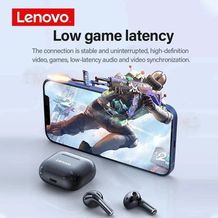 NEW Original Lenovo TWS Wireless Earphone Bluetooth 5.0 Dual Stereo MINI Reduction Bass Touch Control Long Standby 300mAH LP40 - Viva Vista Store