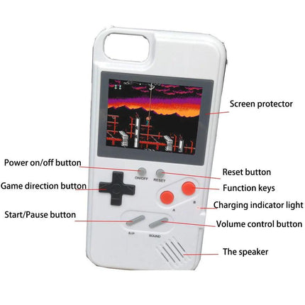 Playable Gameboy Case For iPhone 12 Mini 11 Pro Max XR X XS Max SE 2020 6 S 7 8 Plus Cases Retro Game Console Cover - Viva Vista Store