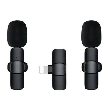Hot selling wireless lavalier microphone K1 one driven two Tiktok live broadcast intelligent noise reduction wireless mini microphone - Viva Vista Store